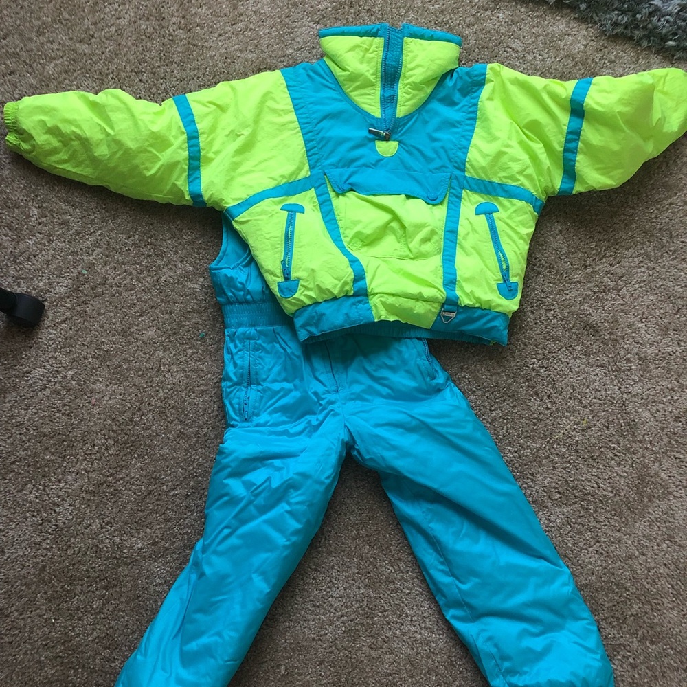 Vintage ski outfit